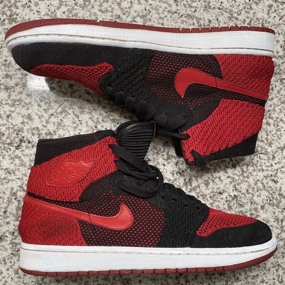 jordan 1 flyknit red